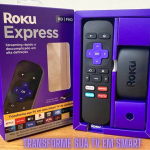 Roku Express | Dispositivo de streaming para TV HD/Full HD compatível com Alexa, Siri e Google. Inclui Cabo HDMI Premium na Amazon
