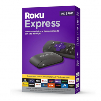 Roku Express | Dispositivo De Streaming Para TV HD/Full HD Compatível Com Alexa, Siri E Google. Inclui Cabo HDMI Premium na Amazon