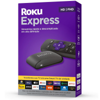 Roku Express | Dispositivo De Streaming Para TV HD/Full HD Compatível Com Alexa, Siri E Google na Amazon