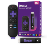 Roku Streaming Stick HD 2025 | Dispositivo de streaming para TV HD/FHD com controle remoto por comando de voz compatível com Alexa, Siri e Google na Amazon