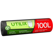 Rolo com 15 Sacos para Lixo Dover-Roll – Utilix 100L na Amazon