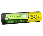 Rolo com 30 Sacos para Lixo Dover-Roll, 50L/10 kg, Preto – Utilix na Amazon
