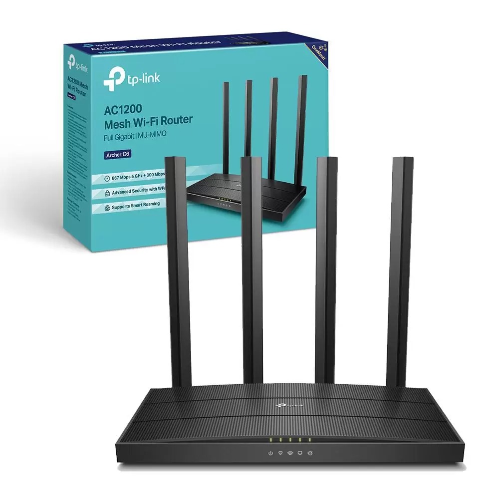 Roteador TP Link Mesh Gigabit Wi-Fi 5GHz Archer C6 na Amazon