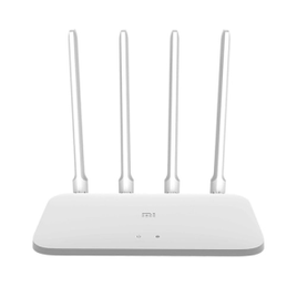 Roteador Xiaomi 300Mbps Mi Router 4C Wireless 4 Antenas 5dBi – Branco na Extra