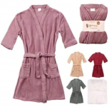 Roupão de Inverno Atlântica Sofisticata Premium – Unissex de Microfibra Rosa Retrô na Magazine Luiza