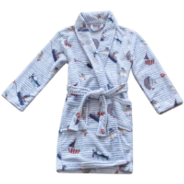 Roupão Infantil em Microfibra Sea Azul - Camesa na Ponto