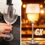 Ruvolo, Taça de Vinho, Taça Ritz para Vinho Branco, Taça de Cristal 335ml 6 Peças na Amazon