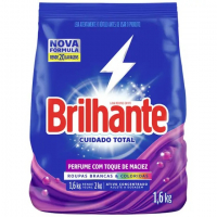 Sabão Em Pó Brilhante Cuidado Total - Roupas Brancas E Coloridas Original 1,6kg na Magazine Luiza