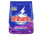 Sabão em Pó Brilhante Cuidado Total – Roupas Brancas e Coloridas Original 1,6kg na Magazine Luiza