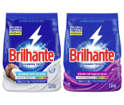 Sabão em Pó Brilhante Cuidado Total – Roupas Brancas e Coloridas Original 1,6kg na Magazine Luiza