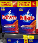 Sabão em Pó Brilhante Limpeza Total 2,2kg na Amazon