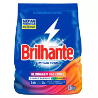 Sabão Em Pó Brilhante Limpeza Total Blindagem Das - Cores Original 1,6kg na Magazine Luiza