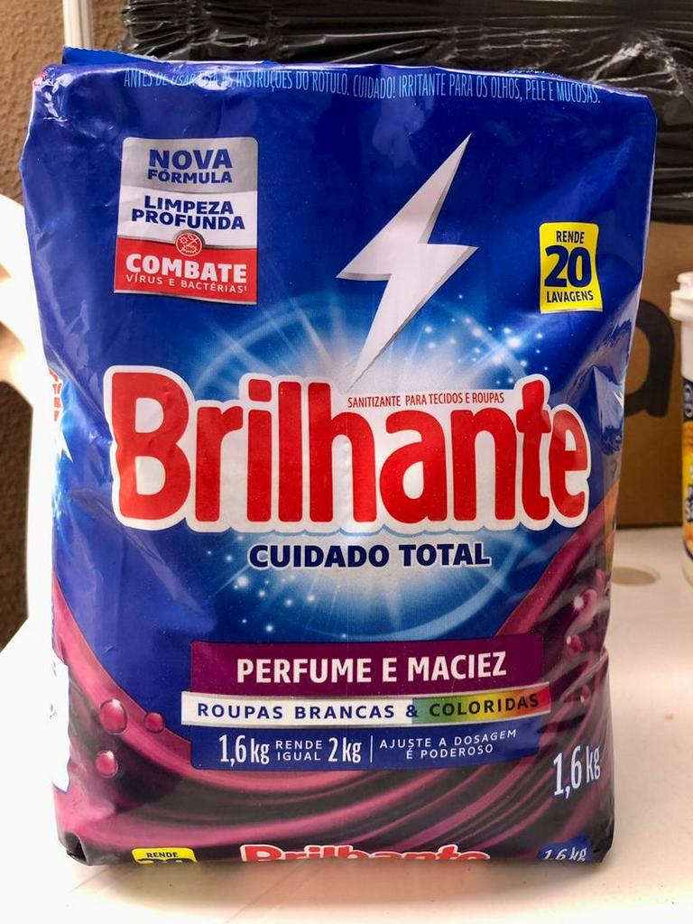Sabão em Pó Brilhante Limpeza Total Blindagem das – Cores Original 1,6kg na Magazine Luiza