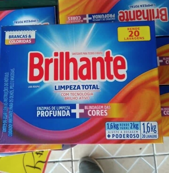 Sabão em Pó Brilhante Limpeza Total Blindagem das – Cores Original 1,6kg na Magazine Luiza