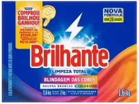 Sabão em Pó Brilhante Limpeza Total Blindagem das – Cores Original 1,6kg na Magazine Luiza