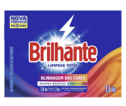 Sabão em Pó Brilhante Limpeza Total – 1,6kg na Amazon