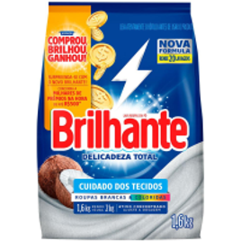 Sabão em Pó Brilhante Roupas Brancas e Coloridas Delicadeza Total - 1,6 kg na Casas Bahia