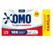 Sabão em Pó Lavagem Perfeita – Omo – 2,2kg na Amazon