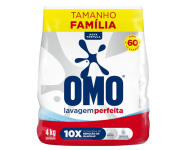 Sabão em Pó Lavagem Perfeita – Omo – 4Kg na Amazon