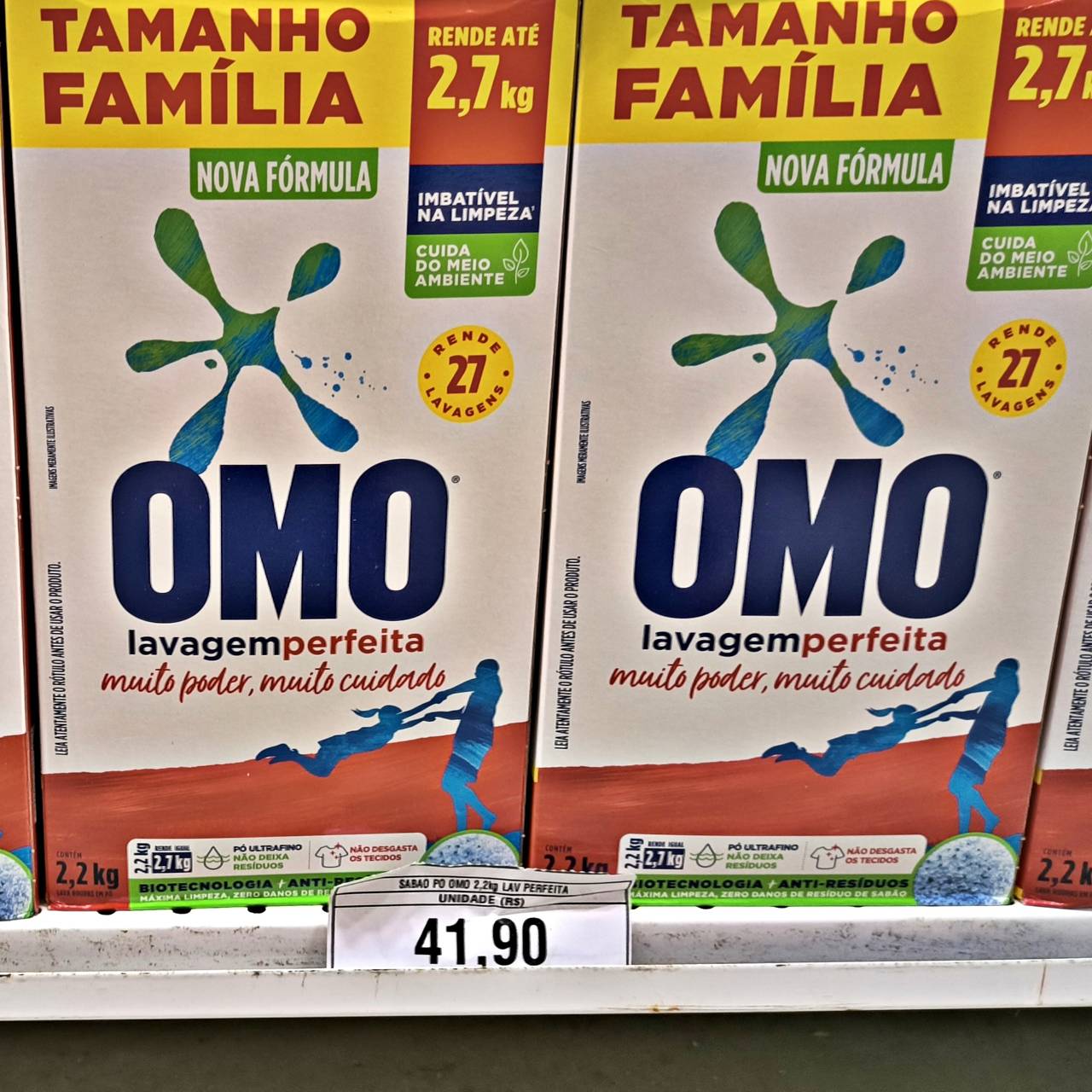 Sabão em Pó Omo lavagem perfeita 2.2kg na Amazon
