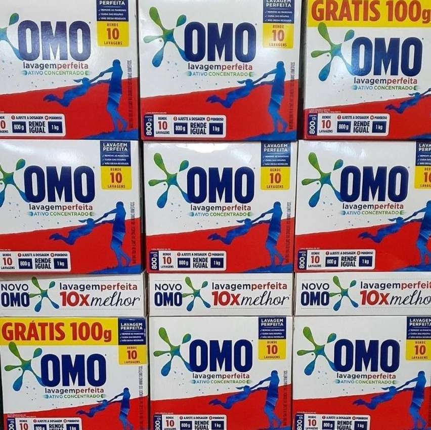 Sabão em Pó Omo Lavagem Perfeita 800g na Amazon