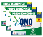Sabão em Pó Omo Lavagem Perfeita – Sanitiza e Higieniza Concentrado 1,6kg 3 Unidades na Magazine Luiza