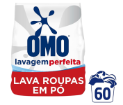 Sabão em Pó OMO – Lavagem Perfeita 4Kg na Amazon