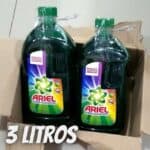 Sabão Líquido Ariel Cores Radiantes 3L na Amazon