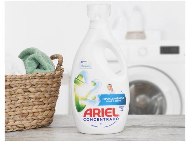 Sabão Líquido Ariel Suave e Gentil Concentrado 2L na Amazon