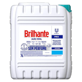 Sabão Líquido Brilhante Ação Total Profissional Sem Perfume - 7L na Ponto