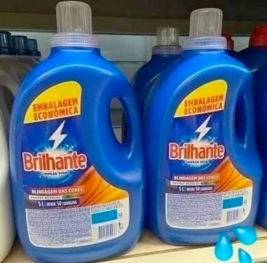 Sabão Liquido Brilhante Limpeza Total 5L na Amazon
