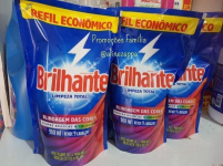Sabão Liquido Brilhante Limpeza Total Refil 900 Ml, Brilhante na Amazon