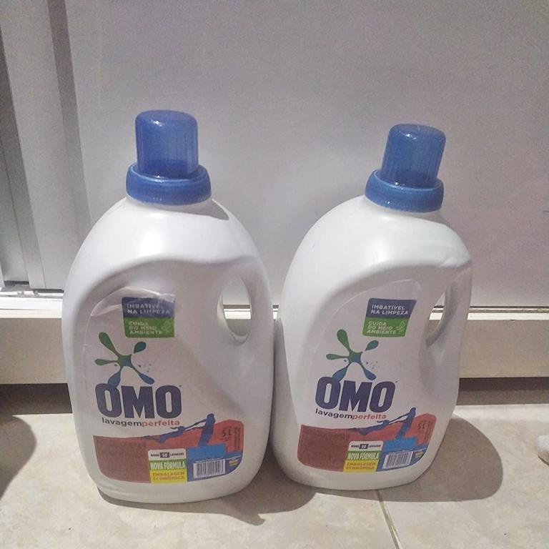 Sabão Líquido Omo Lavagem Perfeita 5L na Amazon