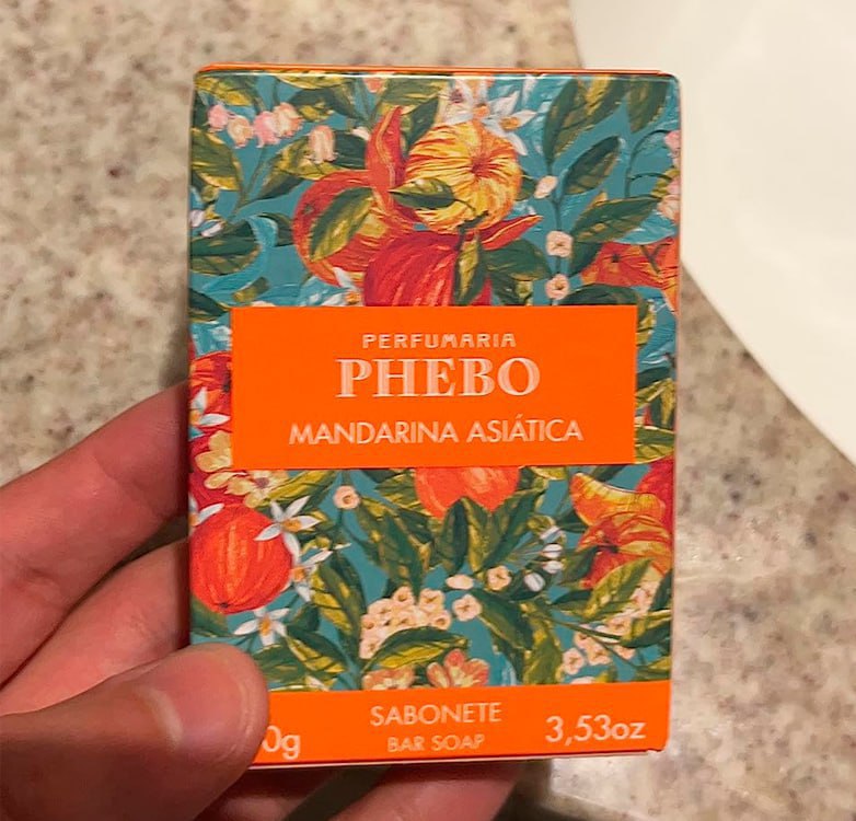 Sabonete Barra Origens Mandarina Asiática 100G, Phebo na Amazon