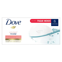 Sabonete Dove Anti Stress Micelar 90g Com 6 Unidades na Pague Menos