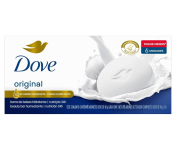 Sabonete em Barra Dove Branco 90g 6 unidades na Amazon