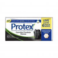 Sabonete Em Barra Protex Carvão Detox 6 Unid Promo Leve Mais Pague Menos na Amazon