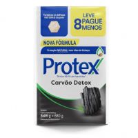 Sabonete Em Barra Protex Carvão Detox 8 Unid 85g Promo Leve Mais Pague Menos na Amazon
