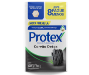 Sabonete em Barra Protex Carvão Detox 8 unid 85g na Amazon
