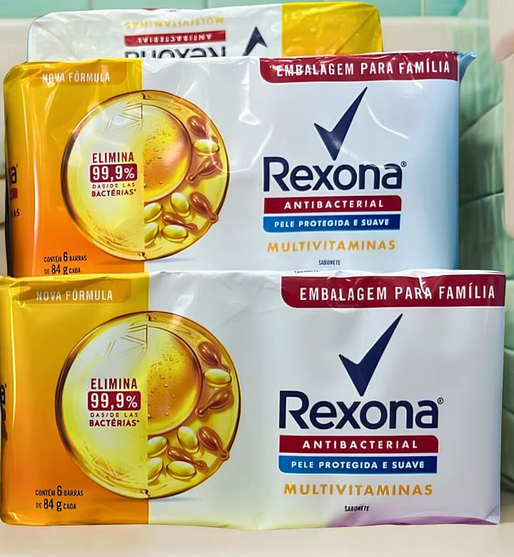 Sabonete em Barra Rexona Multivitaminas 84g 6 barras na Amazon