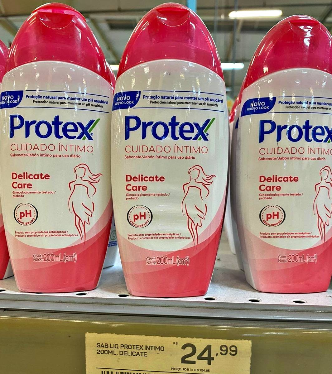 Sabonete Íntimo Líquido Protex Cuidado Íntimo Delicate Care 200ml Embalagem Promocional 2un na Amazon