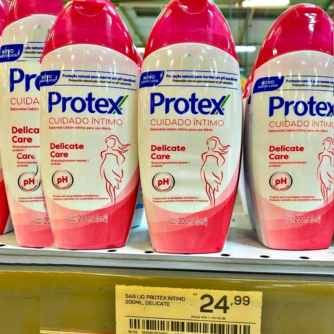 Sabonete Íntimo Líquido Protex Cuidado Íntimo Delicate Care 200Ml na Amazon
