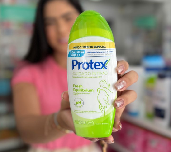 Sabonete Íntimo Líquido Protex Cuidado Íntimo Fresh Equilibrium 200ml Promo Leve 200ml Pague 150ml na Amazon