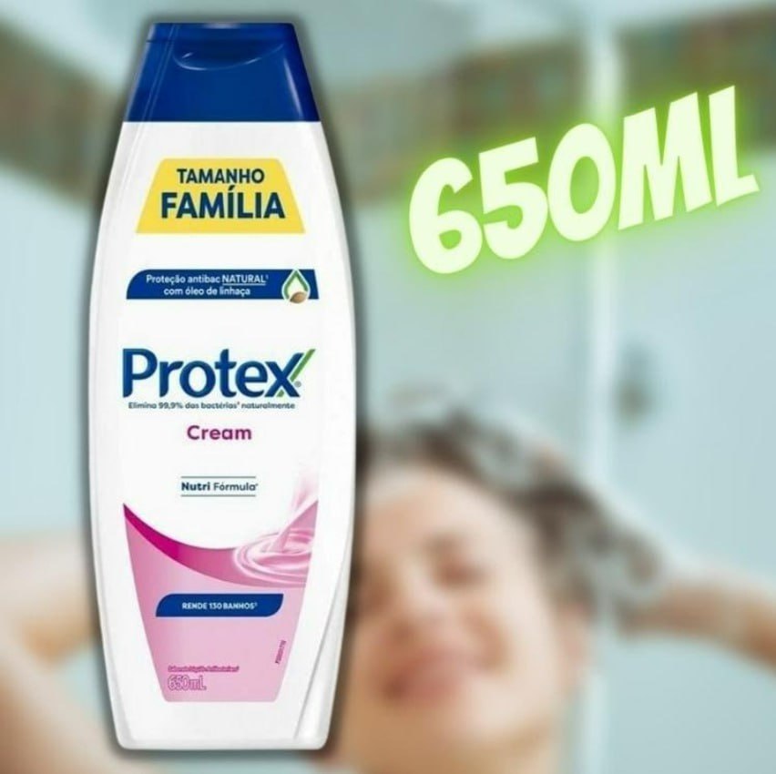 Sabonete Líquido Antibacteriano para Corpo Protex Cream 650ml na Amazon