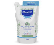 Sabonete Líquido Corpo e Cabelo Mustela – Refil Gel Lavante Suave 400ml na Amazon