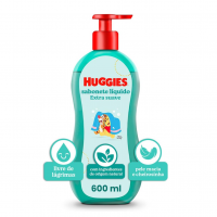 Sabonete Líquido Huggies Extra Suave - 600ml na Amazon