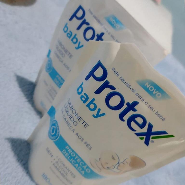 Sabonete Líquido Infantil para bebês Protex Baby Delicate Care 180ml Refil na Amazon