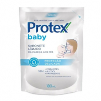 Sabonete Líquido Infantil Para Bebês Protex Baby Delicate Care 180ml Refil na Pague Menos