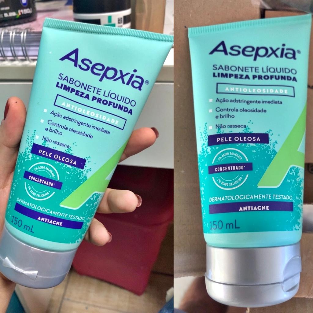 Sabonete Líquido Limpeza Profunda Antioleosidade, com Ácido Salicílico 2%, Pele Oleosa, 150 Ml, Asepxia na Amazon