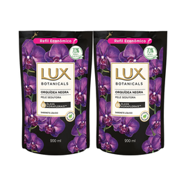 Sabonete Liquido Lux Refil Orquidea Negra 200ml 2 unidades na Ikesaki